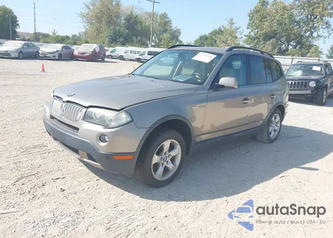 2008 BMW X3 3.0Si from USA, damaged, VIN WBXPC93488WJ09987